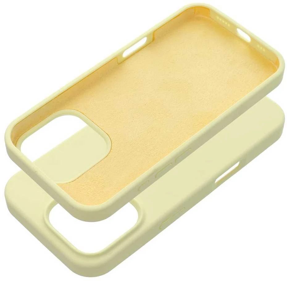 ROAR dėklas CLOUD SKIN, skirtas IPHONE 16 Pro Light Geltona