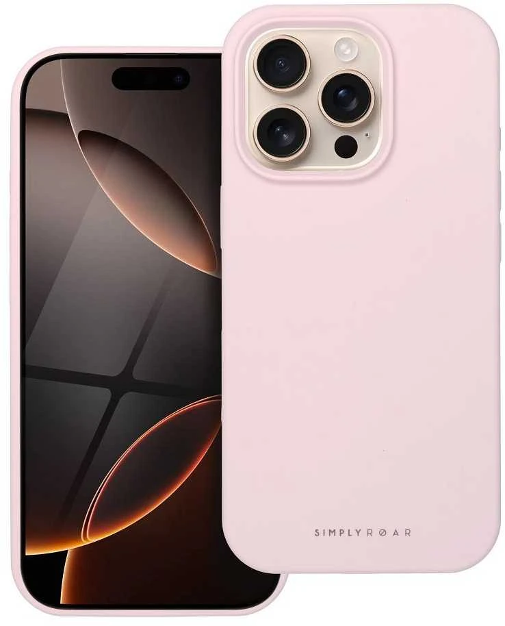 Dėklas ROAR case CLOUD SKIN for IPHONE 16 Pro Light Rožinė
