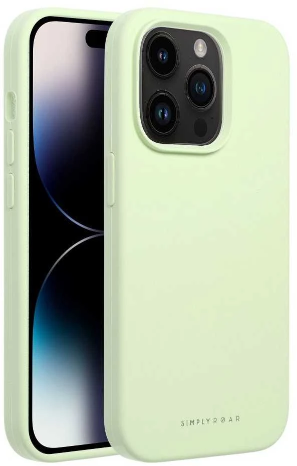 ROAR dėklas CLOUD SKIN IPHONE 16e Light žalias