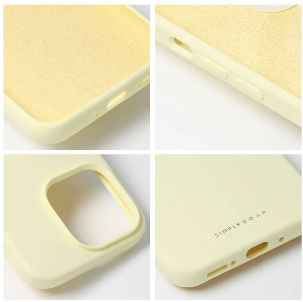 ROAR dėklas CLOUD SKIN IPHONE 16e šviesiai geltonas