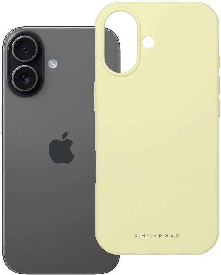 ROAR dėklas CLOUD SKIN IPHONE 17 šviesiai geltonas