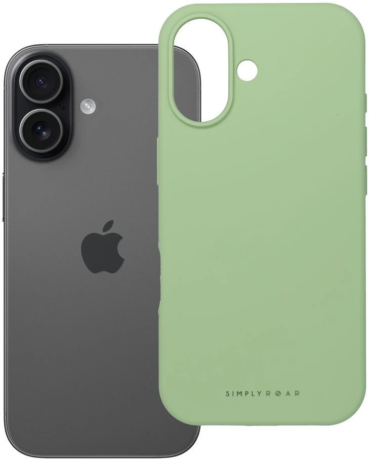 ROAR dėklas CLOUD SKIN IPHONE 17 telefonui Light žalias