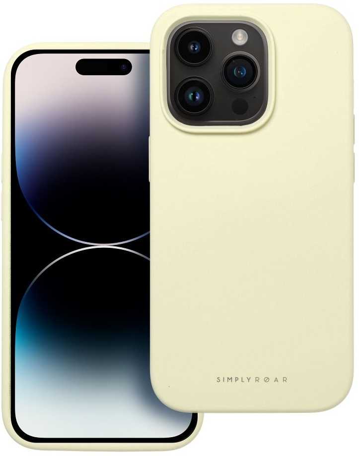 ROAR dėklas CLOUD SKIN IPHONE 17 Pro / 18 Pro šviesiai geltonas
