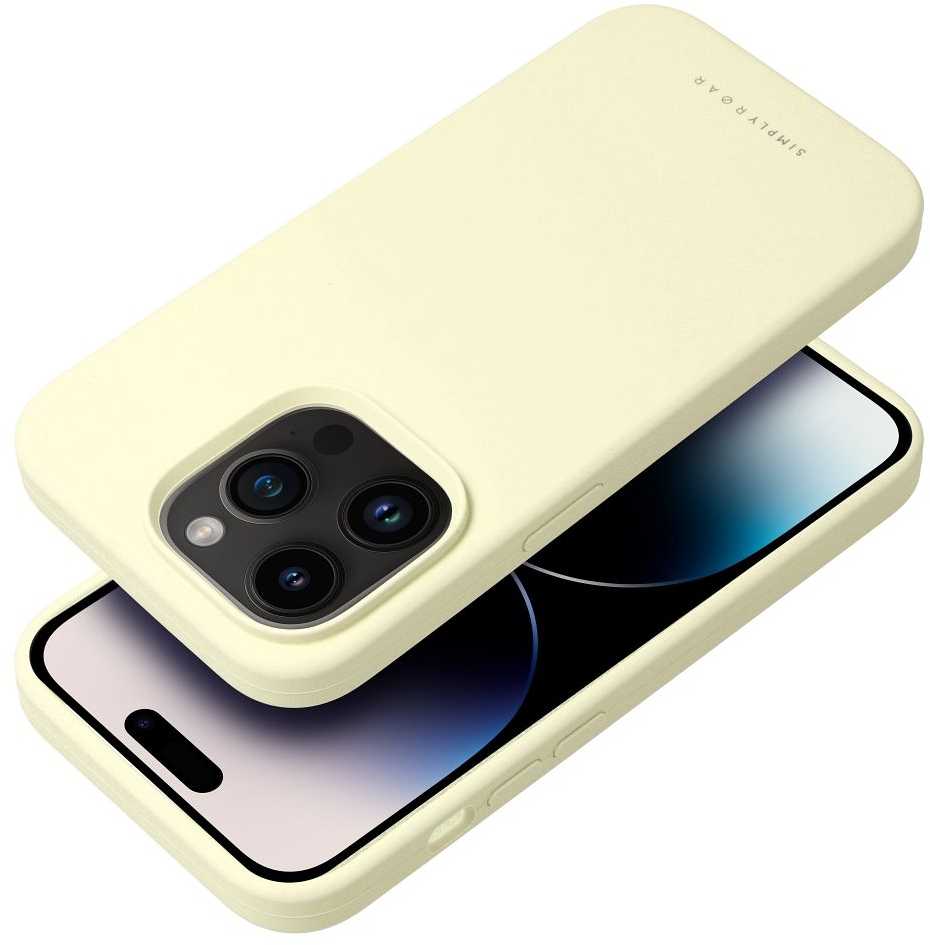 ROAR dėklas CLOUD SKIN IPHONE 17 Pro / 18 Pro šviesiai geltonas