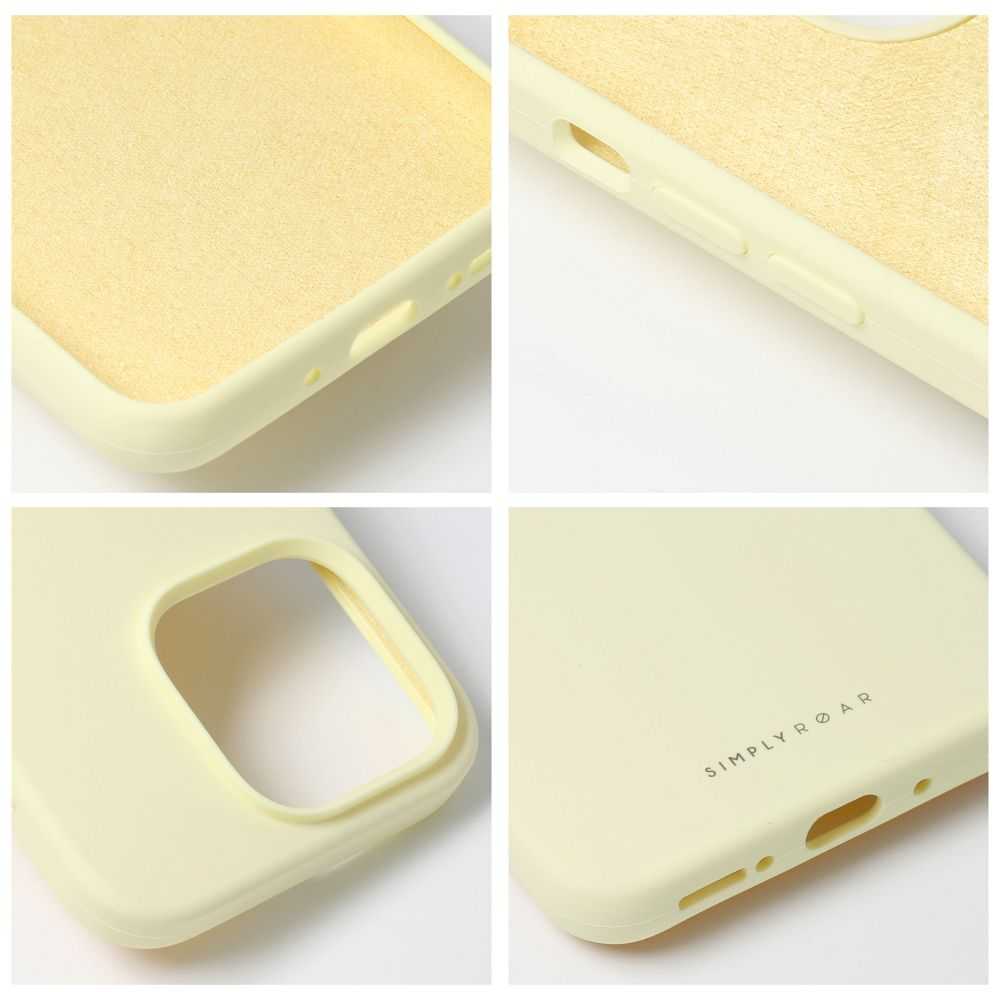 ROAR dėklas CLOUD SKIN IPHONE 17 Pro / 18 Pro šviesiai geltonas