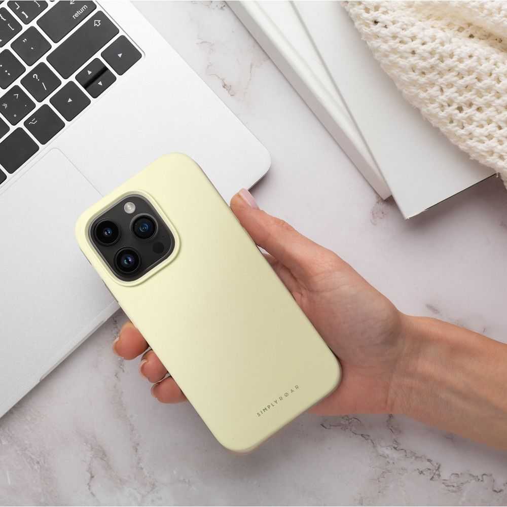 ROAR dėklas CLOUD SKIN IPHONE 17 Pro / 18 Pro šviesiai geltonas