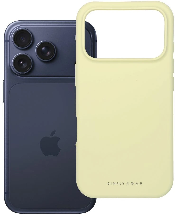ROAR dėklas CLOUD SKIN IPHONE 17 Pro / 18 Pro šviesiai geltonas