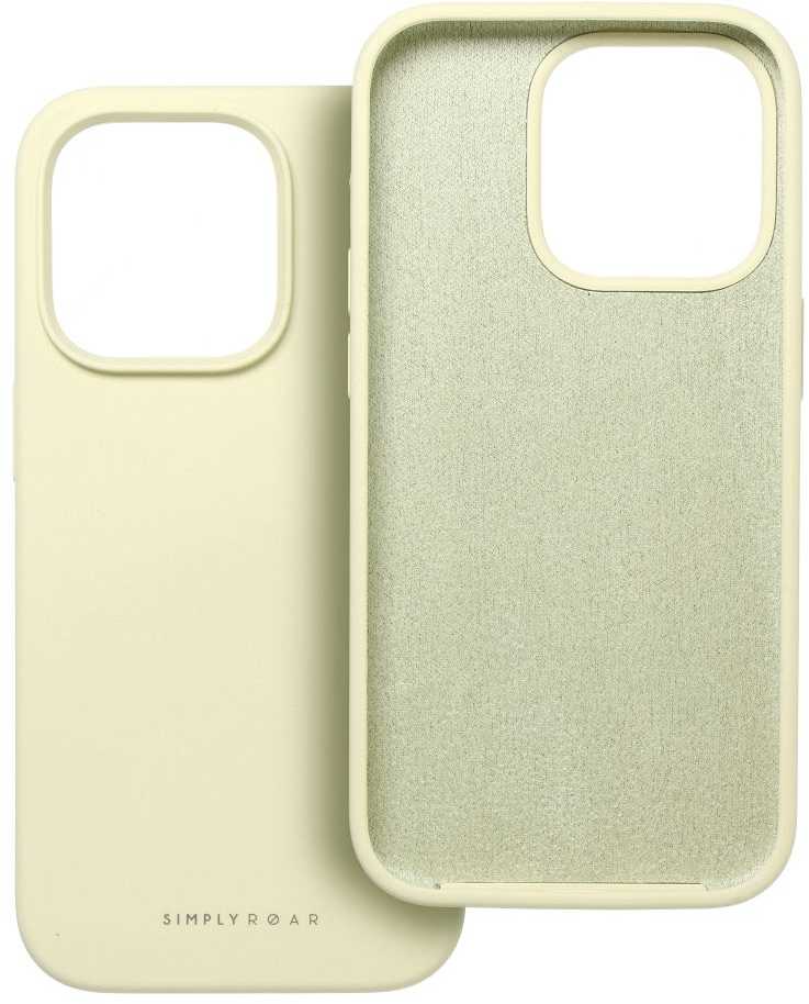 ROAR dėklas CLOUD SKIN IPHONE 17 Pro / 18 Pro šviesiai geltonas