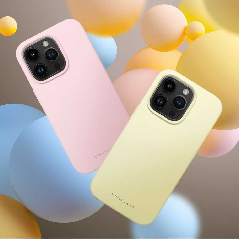 ROAR dėklas CLOUD SKIN IPHONE 17 Pro / 18 Pro šviesiai geltonas