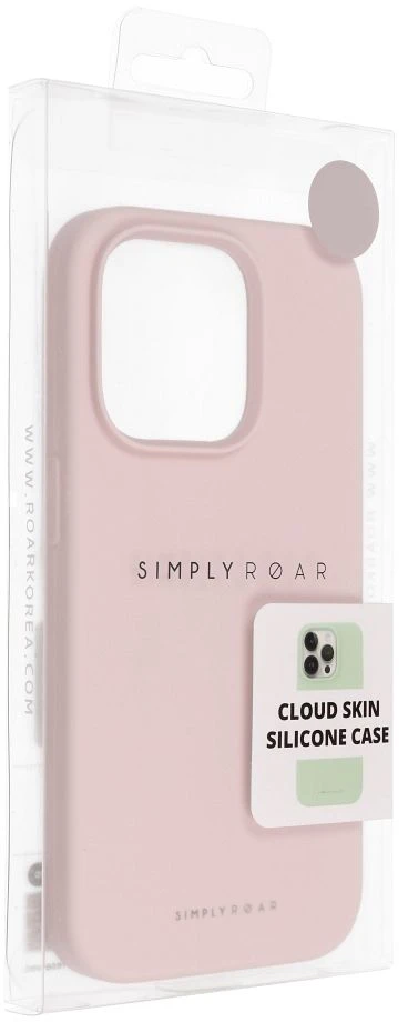 Dėklas ROAR case CLOUD SKIN for IPHONE 18 Pro Max / 17 Pro Max Light Rožinė