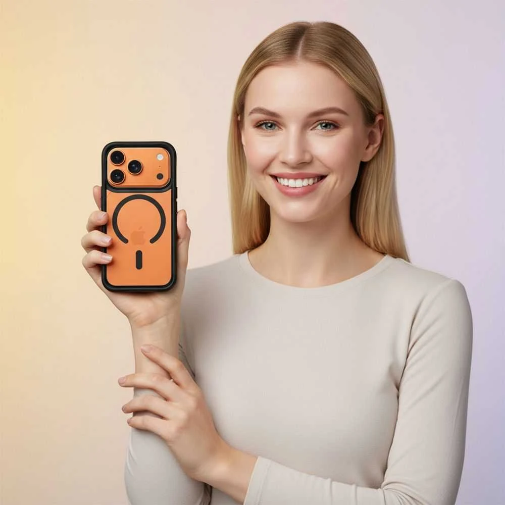 ROAR dėklas MAG BUMPER suderinamas su MagSafe, skirtas IPHONE 16, juodas