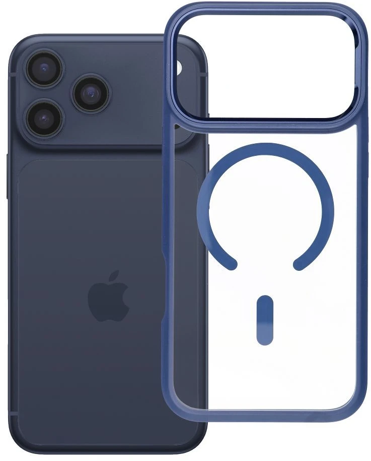 Dėklas ROAR case MAG BUMPER compatible with MagSafe for IPHONE 17 Pro Max navy mėlynas