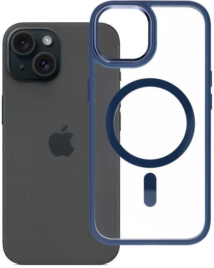 ROAR dėklas MAG BUMPER suderinamas su MagSafe, skirtas IPHONE 15, tamsiai mėlynas
