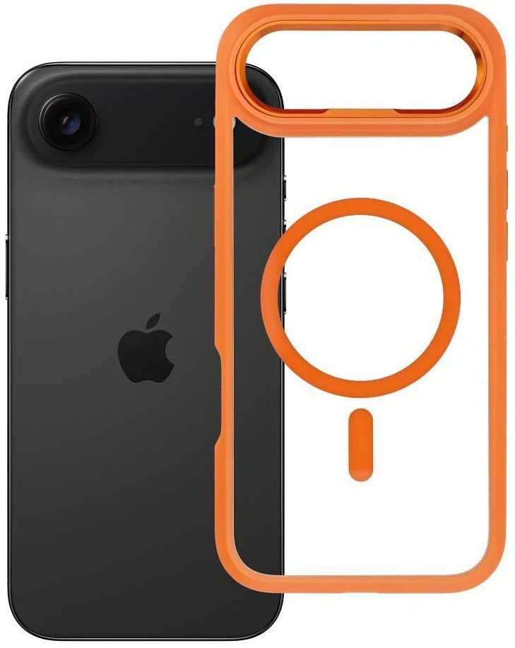 ROAR dėklas MAG BUMPER suderinamas su MagSafe, skirtas IPHONE 17 Air, oranžinis