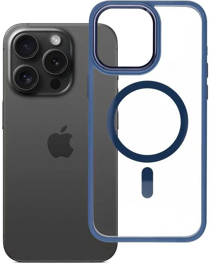 ROAR dėklas MAG BUMPER suderinamas su MagSafe, skirtas IPHONE 15 Pro Max, tamsiai mėlynas