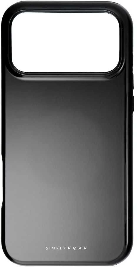 ROAR dėklas RAINBOW BUMPER, suderinamas su MagSafe, skirtas IPHONE 17 Pro Max, juodas