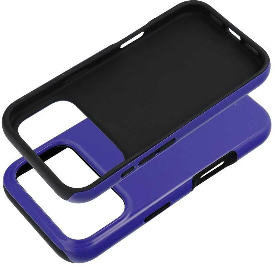 ROAR dėklas RAINBOW BUMPER, suderinamas su MagSafe, skirtas IPHONE 17 Pro, juodas