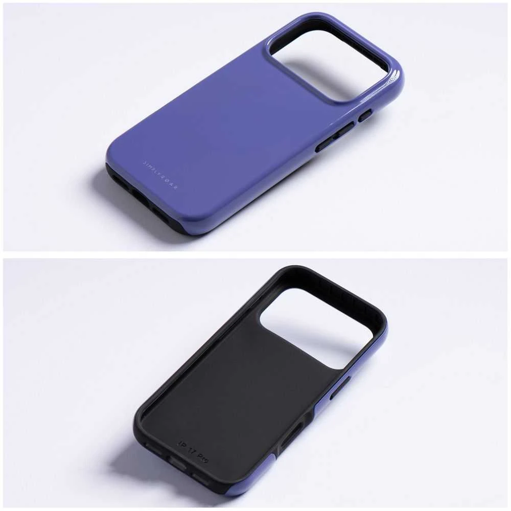 ROAR dėklas RAINBOW BUMPER suderinamas su MagSafe, skirtas IPHONE 17 Air violetinė