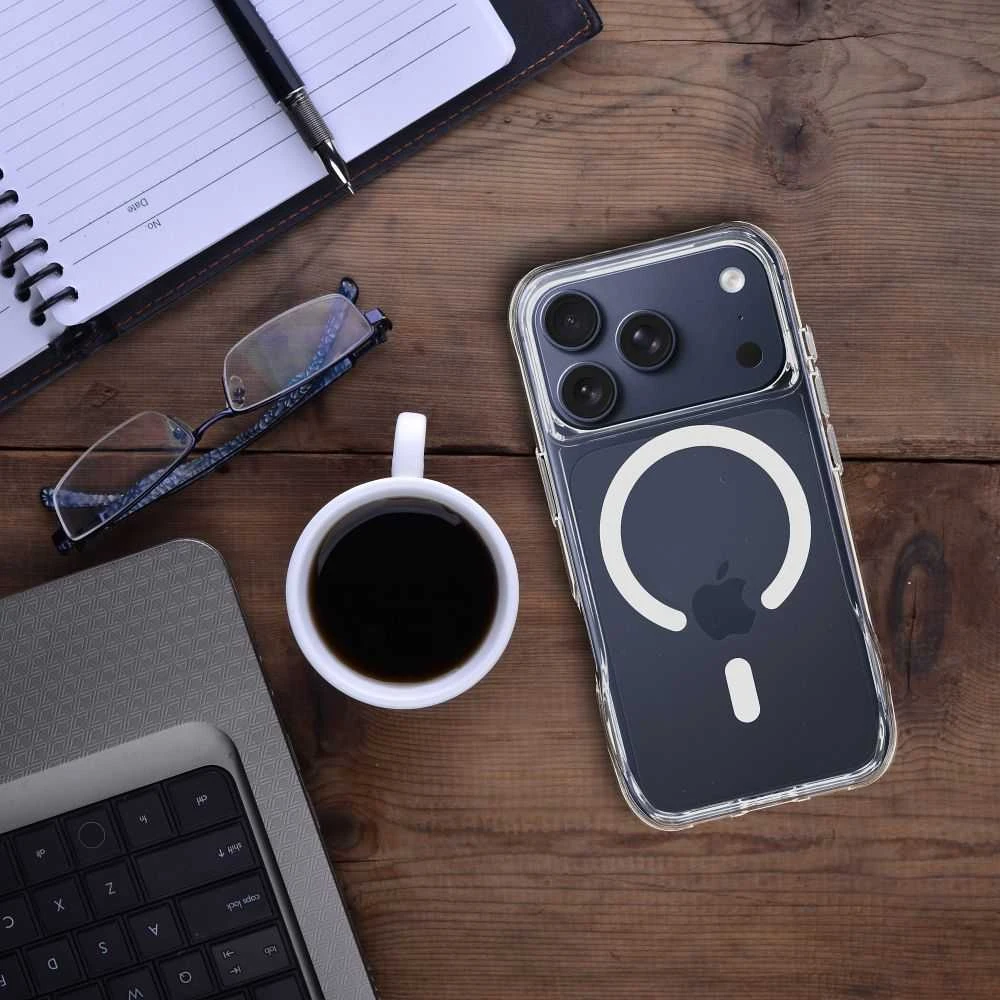 ROAR dėklas SLIM DEFENDER, suderinamas su „MagSafe“, skirtas IPHONE 17 Air, skaidrus