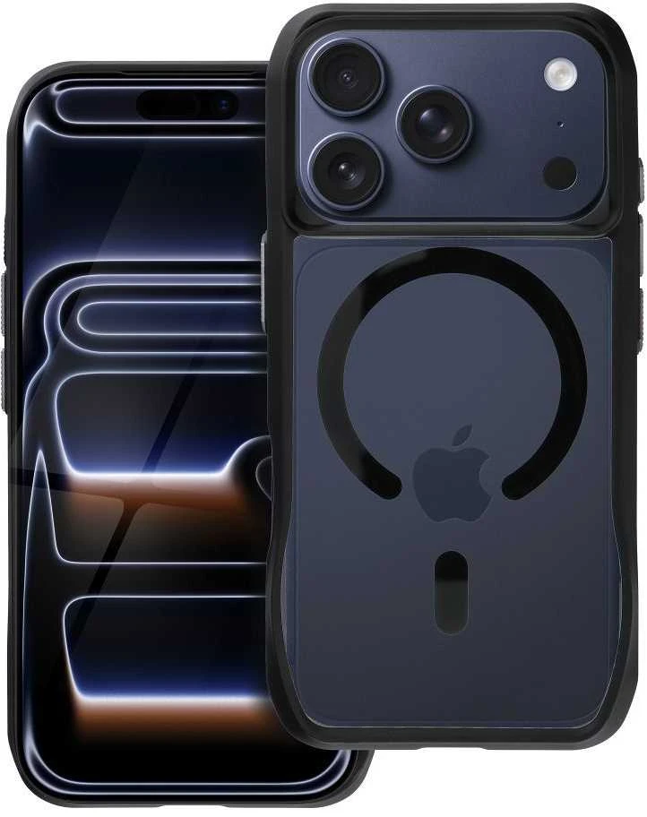 Dėklas ROAR case SLIM DEFENDER compatible with MagSafe for IPHONE 18 Pro Max / 17 Pro Max juodas
