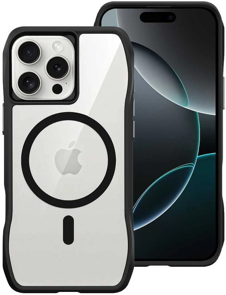 ROAR dėklas SLIM DEFENDER, suderinamas su „MagSafe“, skirtas IPHONE 17 Air, juodas