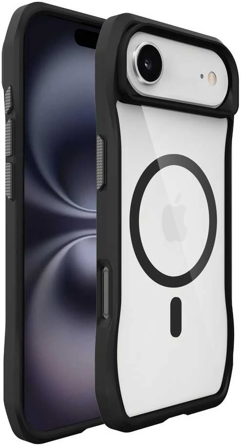 ROAR dėklas SLIM DEFENDER, suderinamas su „MagSafe“, skirtas IPHONE 17 Air, juodas