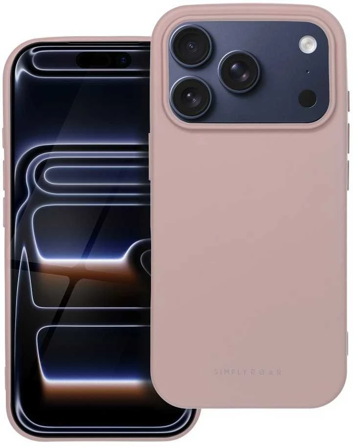 „Roar Space“ dėklas – skirtas „iPhone 17 Pro“ – rausvos spalvos