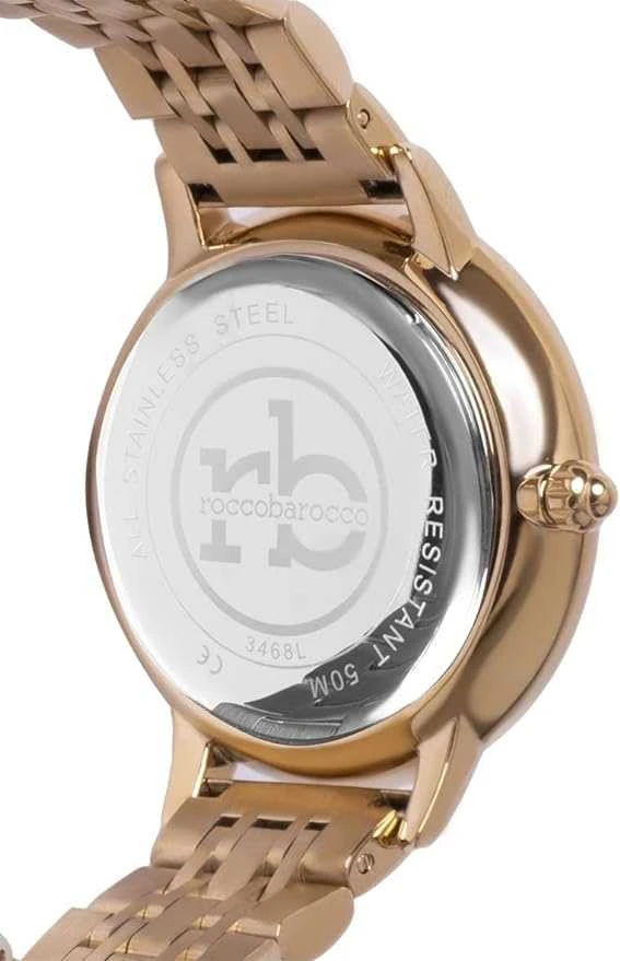 Rocco Barocco Laikrodis moterims ROCCOBAROCCO dėžutėSET RB.4659L-03M(zo506c)