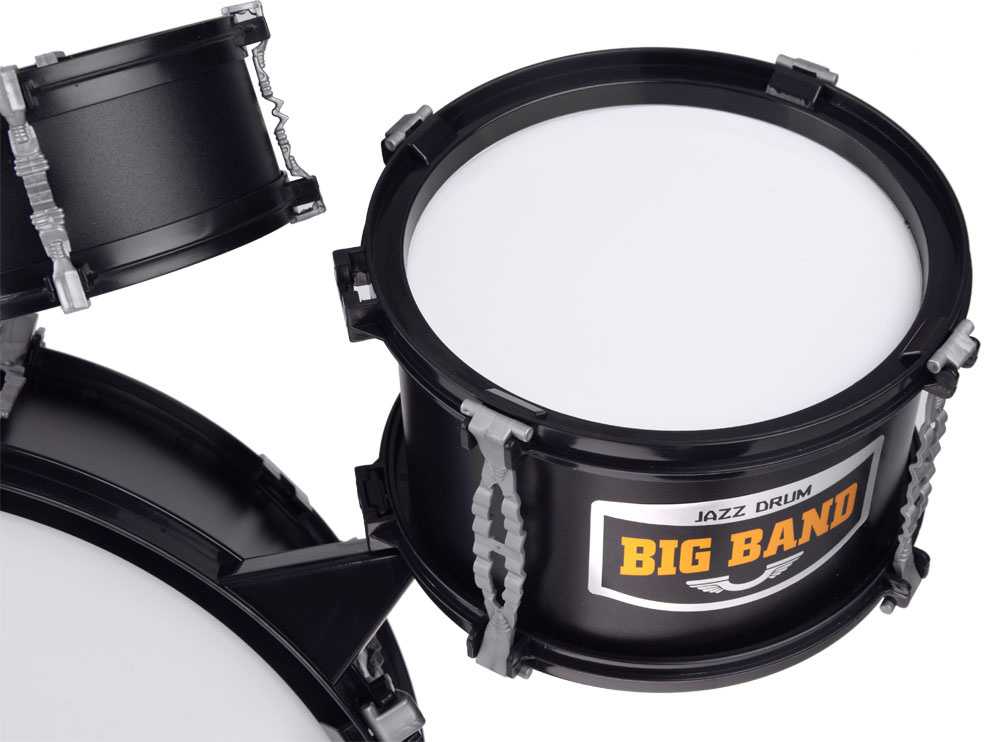Jokomisiada Dideli roko būgnai, būgnai, cimbolai, lazdelės + kėdė IN0161 CY