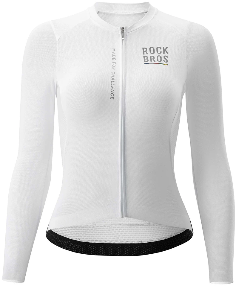 Rockbros 15110012003 ROAD TO SKY women's cycling jersey long sleeve S - baltas