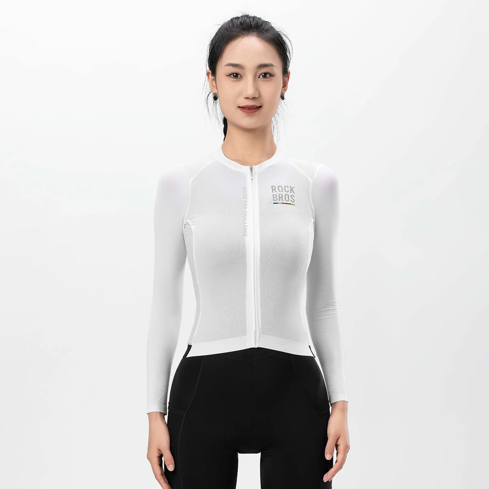 Rockbros 15110012005 ROAD TO SKY Women's Cycling Jersey, Long Sleeve, L - Baltas