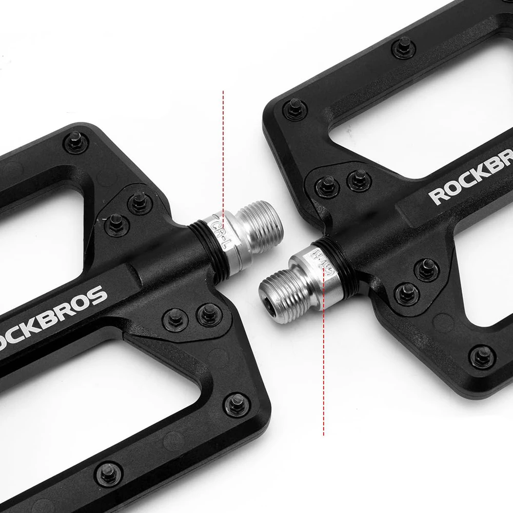 Rockbros 2022-12A nailoniniai dviračių pedalai - Juodas