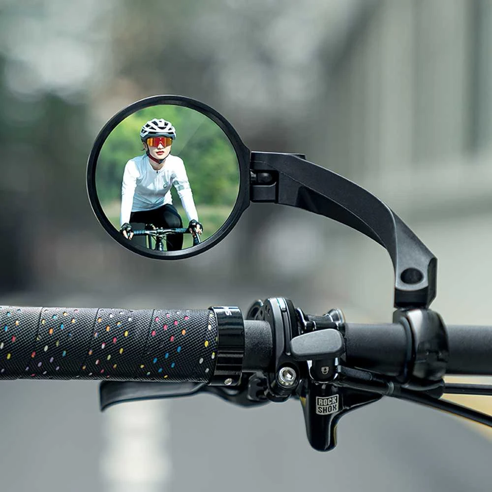 Rockbros 26210001004 bicycle mirror, right, rear – juodos spalvos