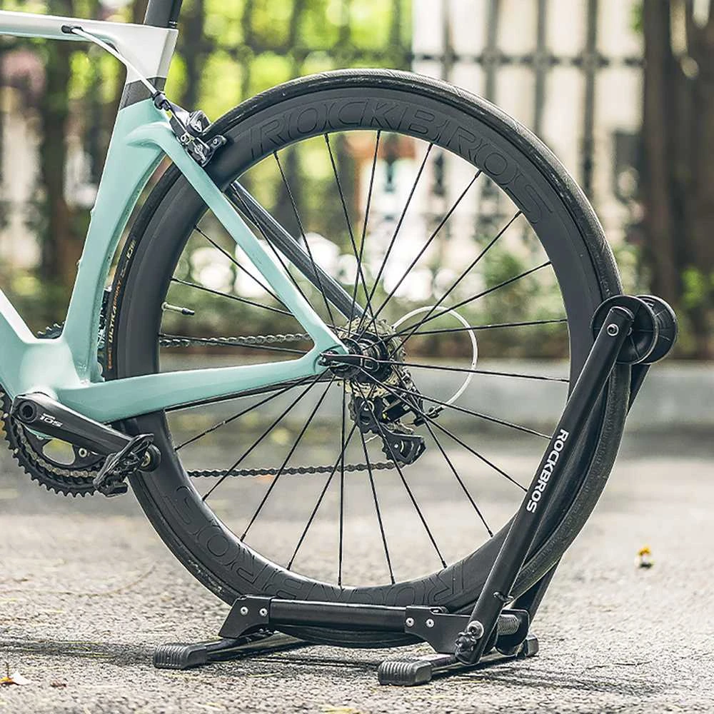Rockbros 27210001001 Folding Bicycle Stand – juodos spalvos