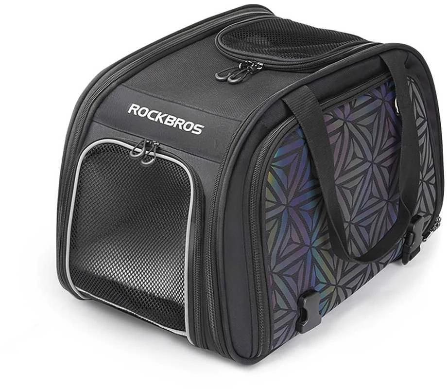 Rockbros 30140028001 transport krepšys dviračiui for cats and dogs – juodos spalvos