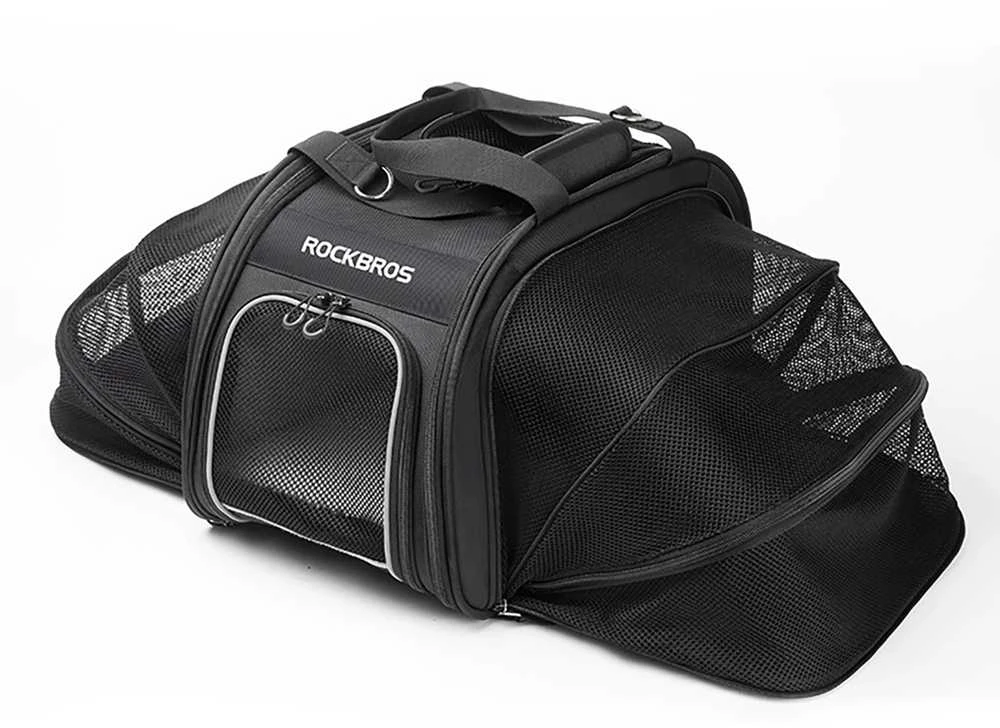 Rockbros 30140028001 transport krepšys dviračiui for cats and dogs – juodos spalvos