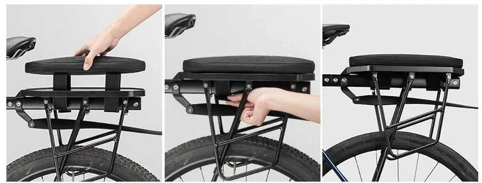 Krepšys Rockbros 30140062001 na bagażnik rowerowy 5 l - juoda