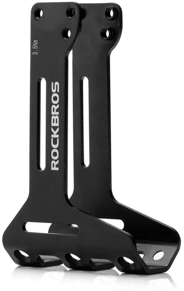 Rockbros 31210003001 Gertuvės laikiklio adapteris aliuminio balnui - Juodas