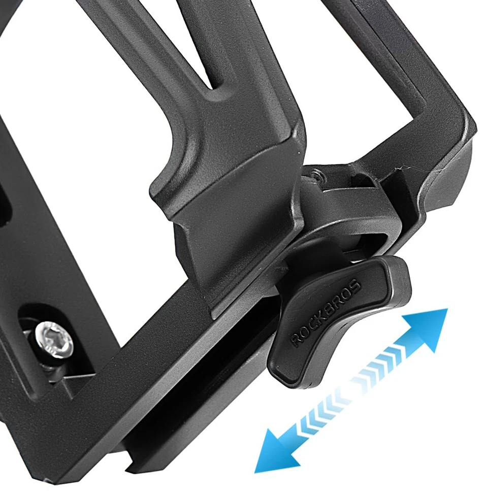 Rockbros 31210029 Motorcycle Bottle Holder - Juodas and Raudona