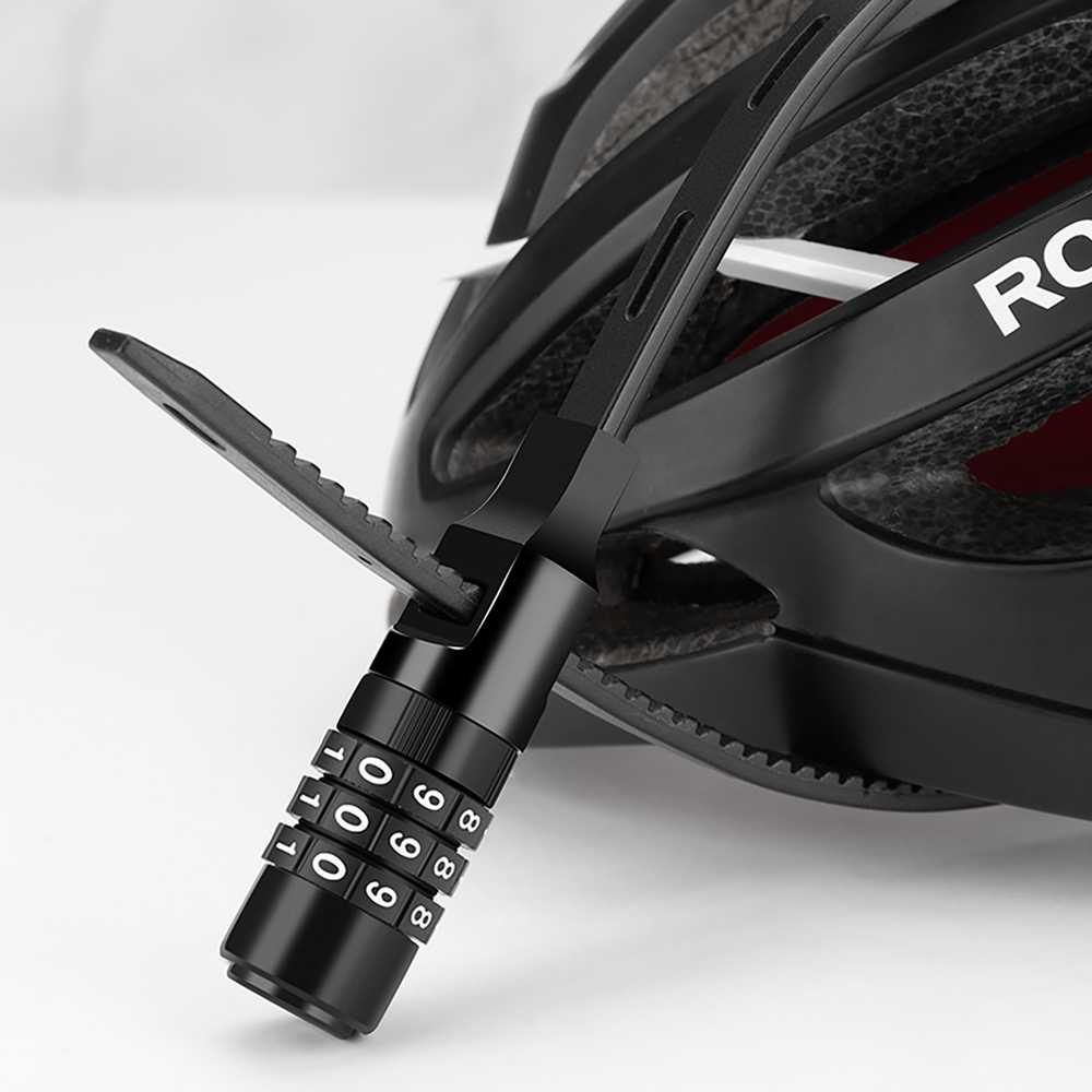 Rockbros 3240001001 bicycle lock for 0.5 m combination – juodos spalvos
