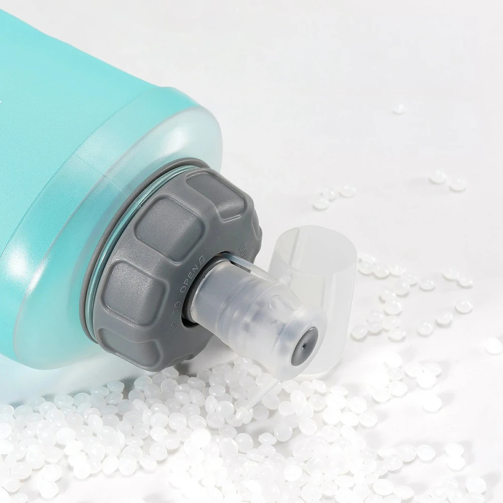 Rockbros 350017002 minkšta kolba, tekančio vandens buteliukas, 500 ml - šviesus, mėlynas