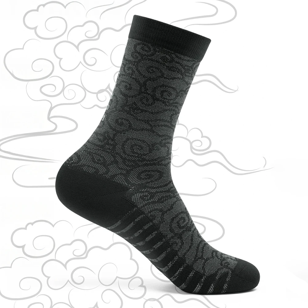 Rockbros 490025001 ROAD TO SKY dviratininko kojinės 36-38 cm - Juodas