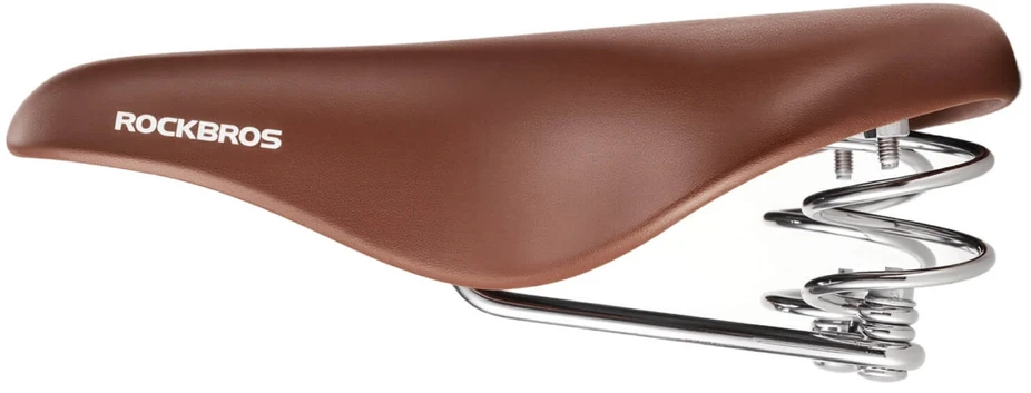 Rockbros 6800S retro comfort bicycle saddle - ruda