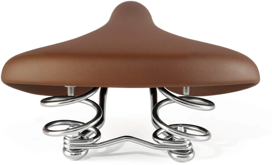 Rockbros 6800S retro comfort bicycle saddle - ruda