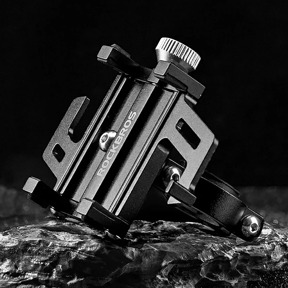 Rockbros 699 Handlebar Clamp Phone Holder - Raudona