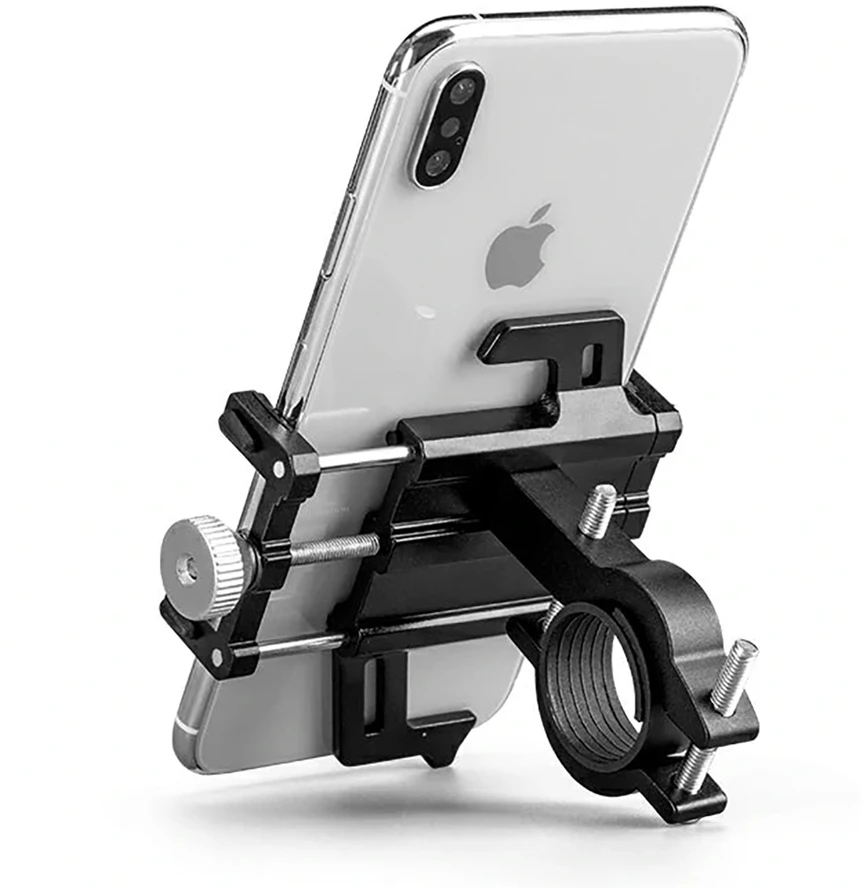 Rockbros 699 Handlebar Clamp Phone Holder - Raudona