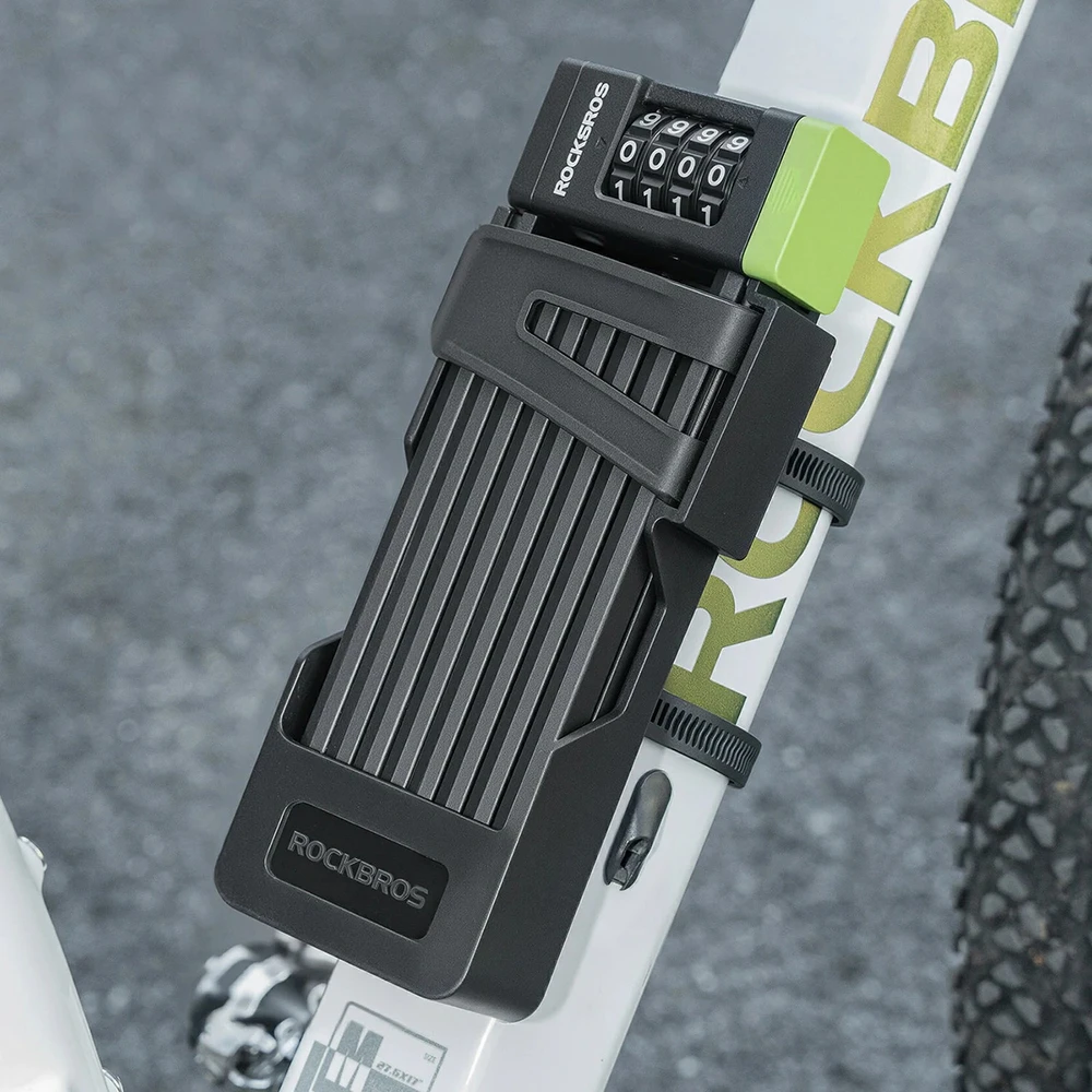 Rockbros 829 Folding Code Bike Lock - Juodas
