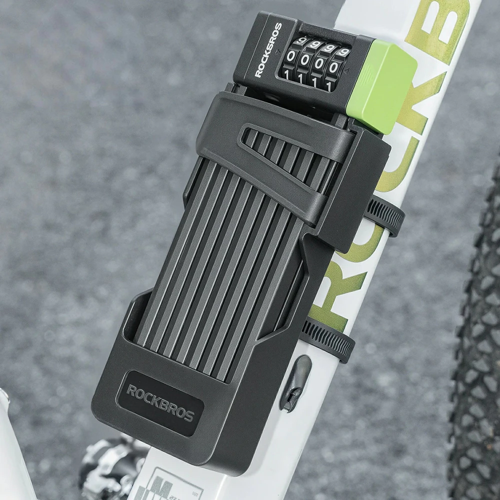 Rockbros 829 Folding Code Bike Lock - Juodas