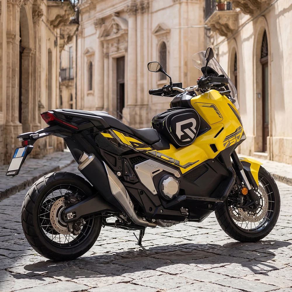 Rockbros A40-1 motociklo bako krepšys 12 l motociklams - Juodas