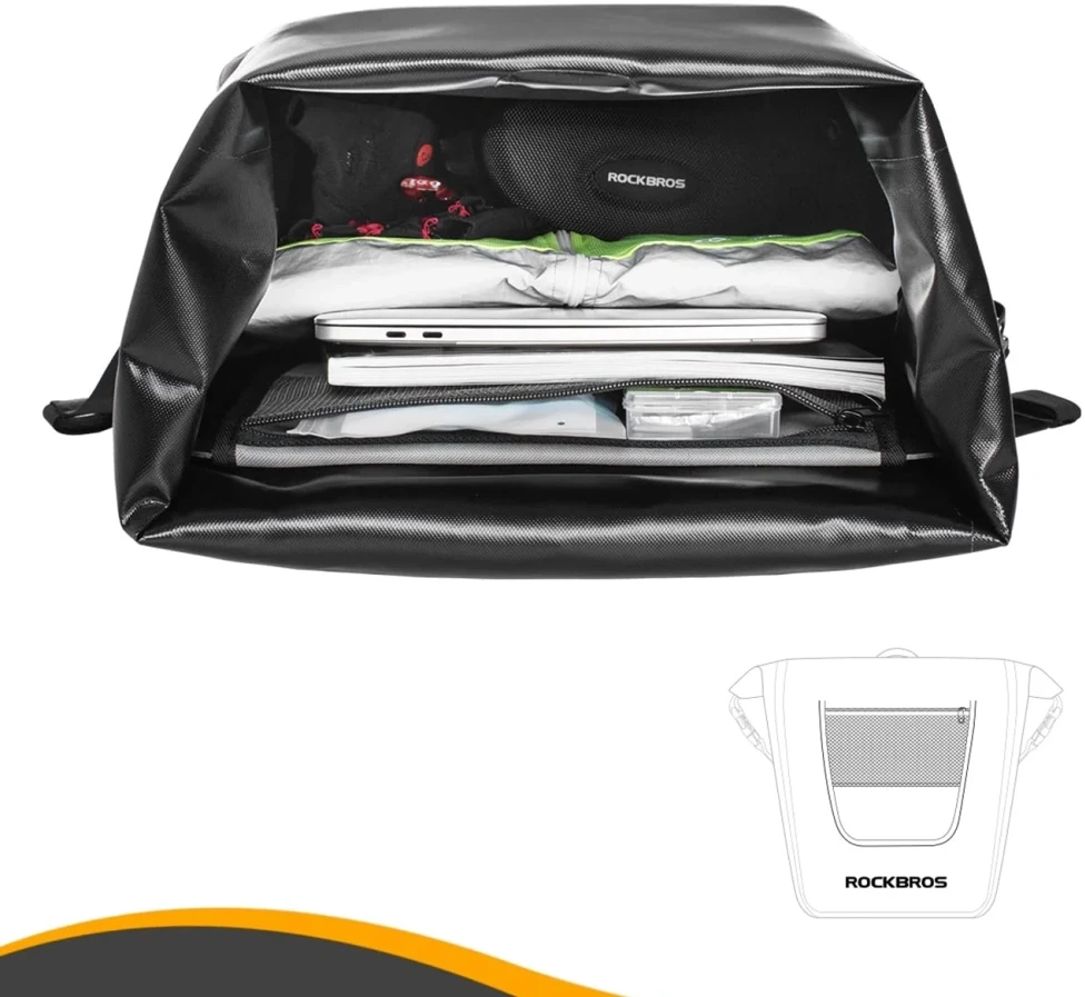 Rockbros AS-001 Atsparus vandeniui Trunk Bag 27L - Juodas